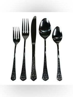 New Vtg Oxford Hall Queen's Tapestry Stainless Flatware Silverware Set Japan MCM